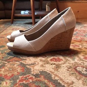 TOMS Stella Cork Wedge